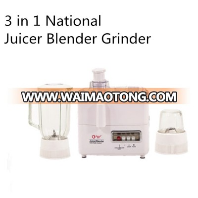 Hot selling manual type food processor juicer 3 in 1 with mill KD3308A