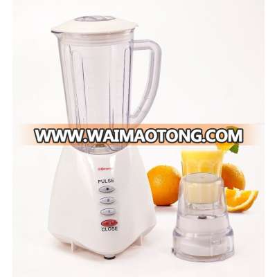 2016 hot sale 2 in 1 power electric food blender with plastic button switch B18